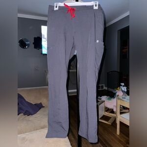 Grey figs scrub pants